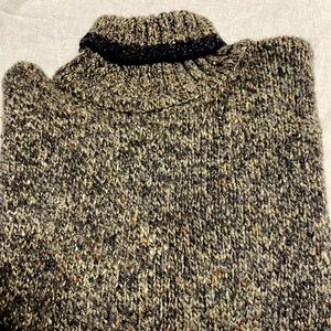 Abercrombie & Fitch Heavy Wool Gray-blend Turtleneck